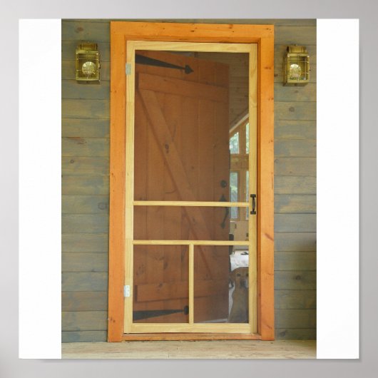 戸口で待っている ポスター (正面)