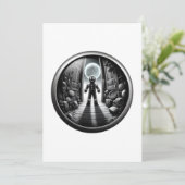 戸口にムーンライトのジンジャーブレッドの訪問者 | 魚目 招待状 (スタンド正面)