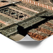 戸口の上の装飾スキーム ポスター (角)