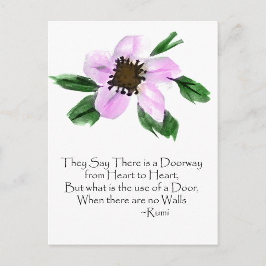 戸口るみ水彩絵葉書 ポストカード (正面)