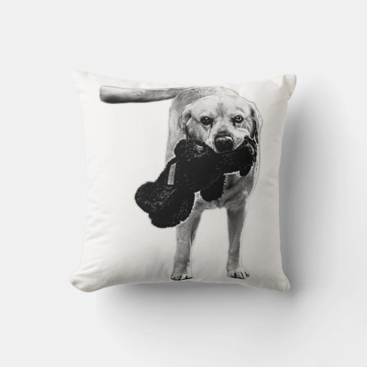 戸口挨拶 – Plush in Tow クッション (正面)