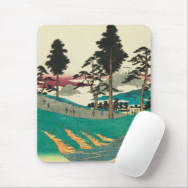 戸塚市：ヴィンテージ浮世絵ウッドブロックプリント マウスパッド