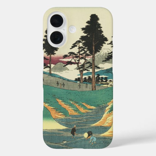 戸塚市：ヴィンテージ浮世絵ウッドブロックプリント Case-Mate iPhoneケース (裏面)