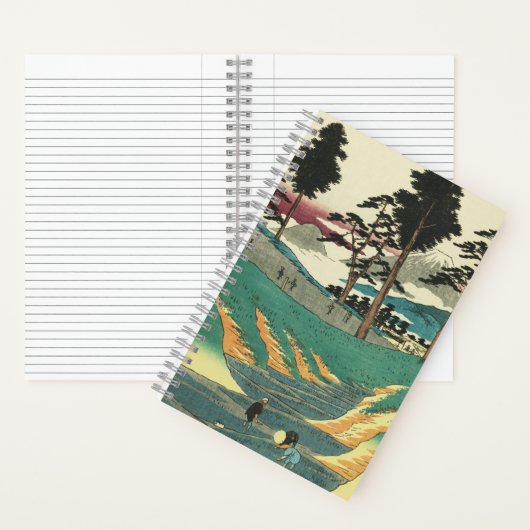 戸塚,日本:ヴィンテージ日本の木版画 ノートブック (内側)