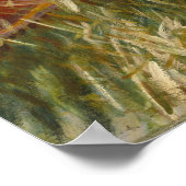 戸外の勉強 ポスター (角)