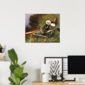 戸外の勉強 ポスター (ホームオフィス)