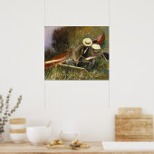 戸外の勉強 ポスター (キッチン)