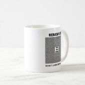 戸惑わない コーヒーマグカップ (正面右)