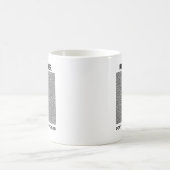 戸惑わない コーヒーマグカップ (中央)