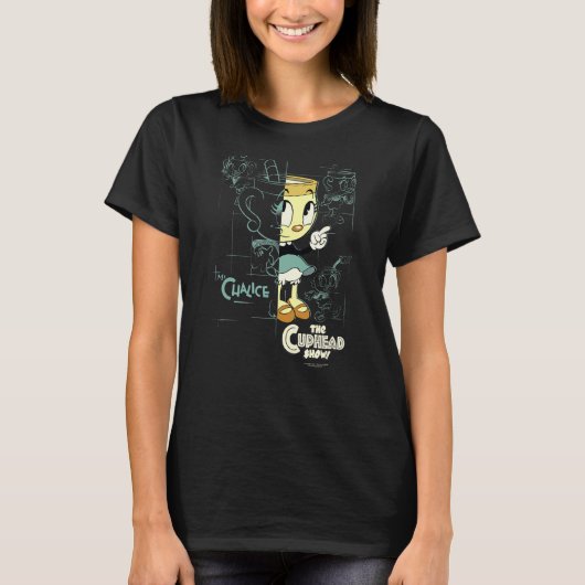 戸棚にはChalice Half Sketchが飾られている Tシャツ (正面)