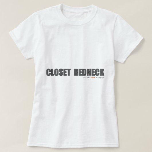 戸棚のレッドネック Tシャツ (デザイン正面)