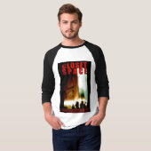 戸棚の宇宙ポスターTシャツ Tシャツ (正面フル)
