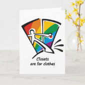 戸棚は衣服のためです カード (黄色い花)