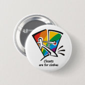 戸棚は衣服のためです 缶バッジ (正面&裏面)