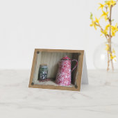 戸棚初期のメモカード カード (黄色い花)