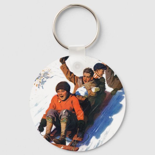 戸羽狩 キーホルダー (正面)