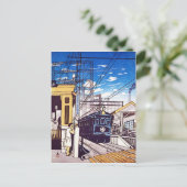 "戸越銀座駅(荏原区)"小泉癸巳男 (1932) ポストカード (スタンド正面)