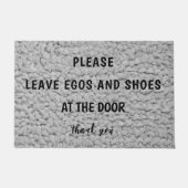 戸離れにエゴと靴を付けて下さい ドアマット (正面)
