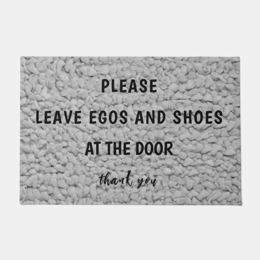 戸離れにエゴと靴を付けて下さい ドアマット (正面)