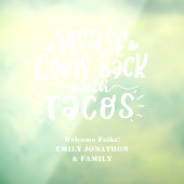 戻おもしろい来るTacosへようこそホーム名 ウィンドウサイン (シート3)