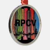 戻された平和部隊のオーナメント メタルオーナメント (右)