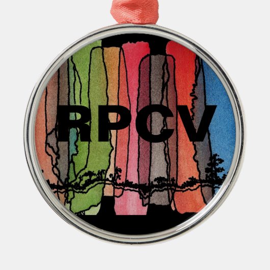 戻された平和部隊のオーナメント メタルオーナメント (正面)