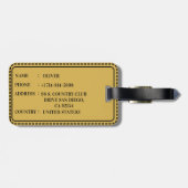 "戻して、それは私のもの"荷物タグ ラゲッジタグ (裏面横)