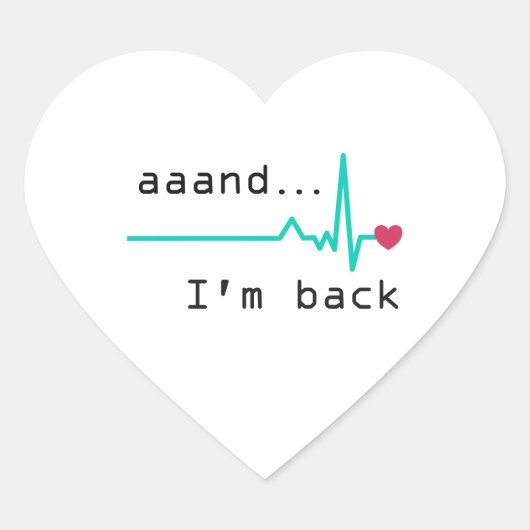 戻ってきたハート攻撃生存者車 ハートシール (正面)