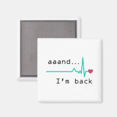 戻ってきたハート攻撃生存者車 マグネット (正面/裏面)