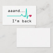 戻ってきたハート攻撃生存者 名刺 (正面/裏面)