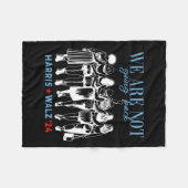 戻ってカマラハリスワルツ24マダムPrしない フリースブランケット (正面(横))