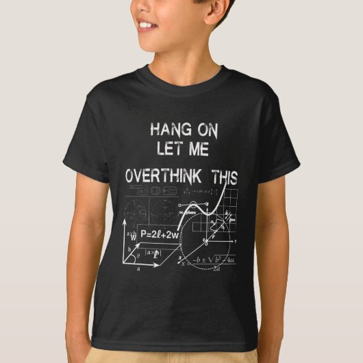 戻って学校の数学を考え直させて Tシャツ (正面)