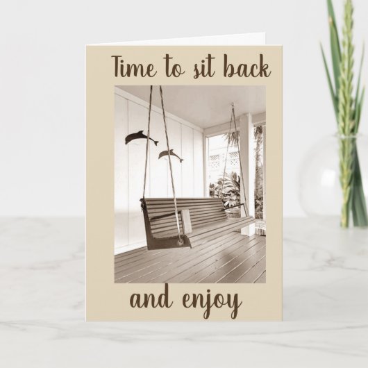 戻って座る時楽しむ間**新しいホーム** （レイクホーム？） 案内状 (正面)