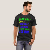 戻っ遠くにて私は野生のおじいさん熱狂するがいる Tシャツ (正面フル)