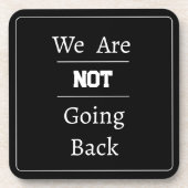 「戻らない」という言葉 コースター (正面)