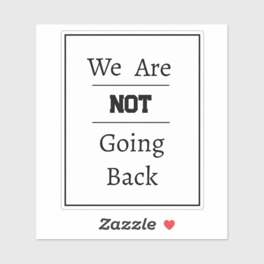 「戻らない」という言葉 シール (シート)