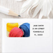 戻り値のラベルのセットと裁縫テーマ ラベル (インサイチュ)