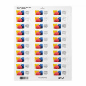 戻り値のラベルのセットと裁縫テーマ ラベル (フルシート)