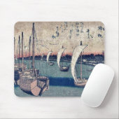 戻ることはAndo、HiroshigeによってTakanawaで航海します マウスパッド (マウス)