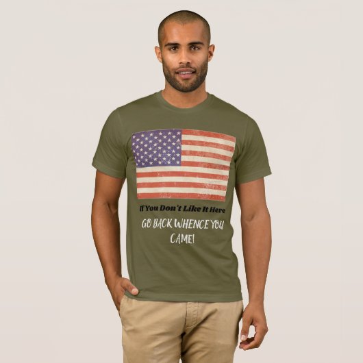 戻る来る – 男のTシャツ Tシャツ (正面フル)