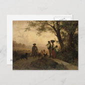 戻る羊飼い ポストカード (正面/裏面)