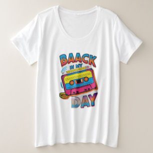 戻る自分の日 プラスサイズTシャツ