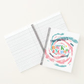 戻る2学校初日の本感じの宿題の新鮮 ノートブック (内部)