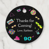 戻る90年代に、任意の年齢、ありがとう フェイバータグ (正面)