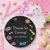 戻る90年代に、任意の年齢、ありがとう ペーパープレート (パーティー)