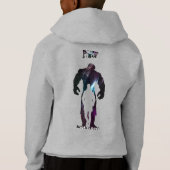 戻る |キッズフード付きスウェットシャツ (裏面)