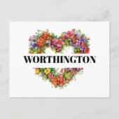 戻る – フローラハートはがき ポストカード (正面)