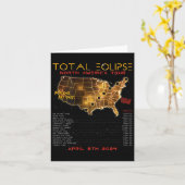 戻る)太陽のTotal Eclipse 2024北米ツアー カード (黄色い花)