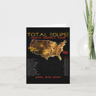戻る)太陽のTotal Eclipse 2024北米ツアー カード