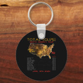 戻る)太陽のTotal Eclipse 2024北米ツアー キーホルダー (正面)